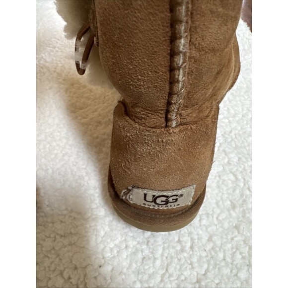 UGG Bailey Button Triplet II Boot Chestnut – 9 US UK 7.5 - Picture 4 of 13